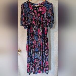Go Softly Patio Dress MU MU Sz. Medium